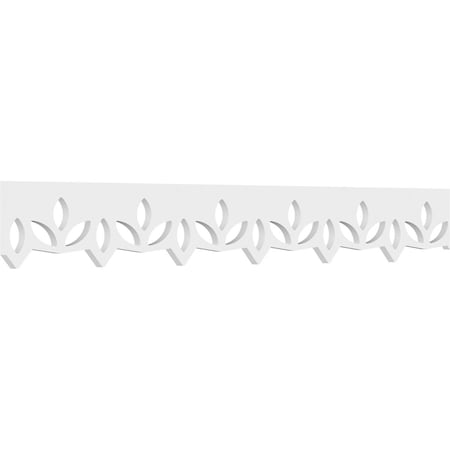 Ekena Millwork Laurel Architectural Grade PVC Running Trim, 6"H x 5/8"P x 48"L RUNP06X0625X48LAU